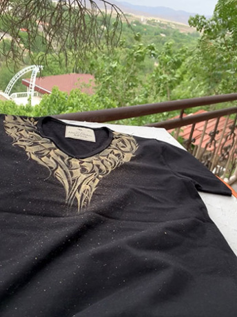 کالیگرافی تیشرت سعید آرتز