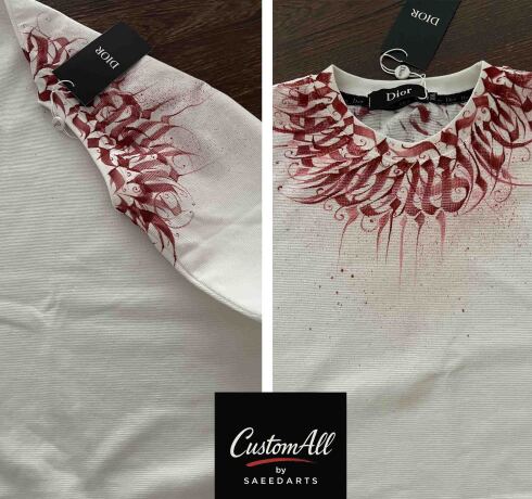 کالیگرافی روی تیشرت 